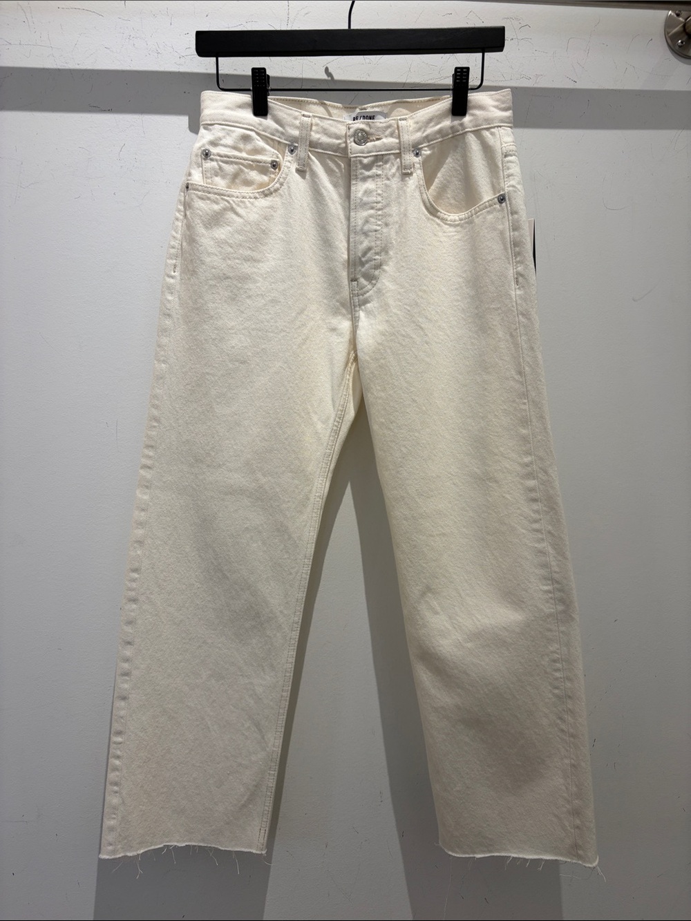 Re/Done Women’s Beau Jean - Crema